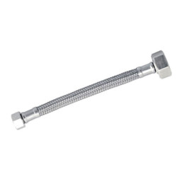 FLEXIBLE AGUA SANITARIO HI-HI 3/8"x7/8" 40CM