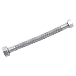 FLEXIBLE AGUA SANITARIO HI-HI 1/2"x3/8" 30CM