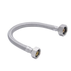 FLEXIBLE AGUA SANITARIO HI-HI 1/2"x15/16" 30CM