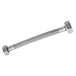 FLEXIBLE AGUA SANITARIO HI-HI 1/2"x7/8" 30CM