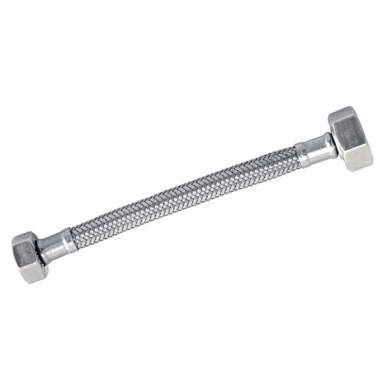 FLEXIBLE AGUA SANITARIO HI-HI 1/2"x7/8" 30CM
