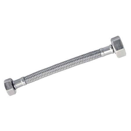 FLEXIBLE AGUA SANITARIO HI-HI 1/2"x7/8" 30CM