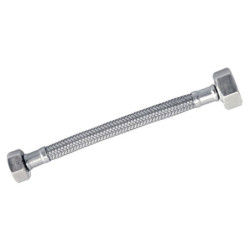 FLEXIBLE AGUA SANITARIO HI-HI 1/2"x7/8" 40CM