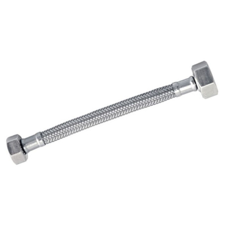 FLEXIBLE AGUA SANITARIO HI-HI 1/2"x7/8" 40CM