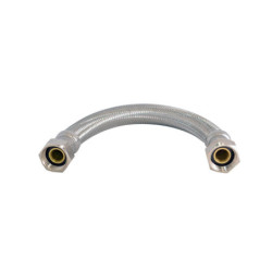 FLEXIBLE AGUA CALEFONT HI 1/2" X HI 1/2" 25CM 19MM