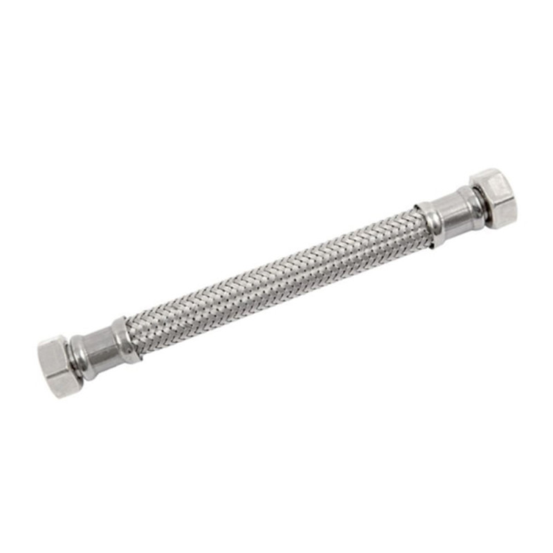 FLEXIBLE AGUA CALEFONT HI-HI 1/2"x1/2" 20CM