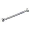 FLEXIBLE AGUA LAVAMANO/PLATO HI-HI 1/2"x1/2" 40CM