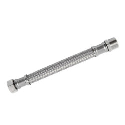 FLEXIBLE AGUA CALEFONT HI-HE 1/2"x1/2" 20CM