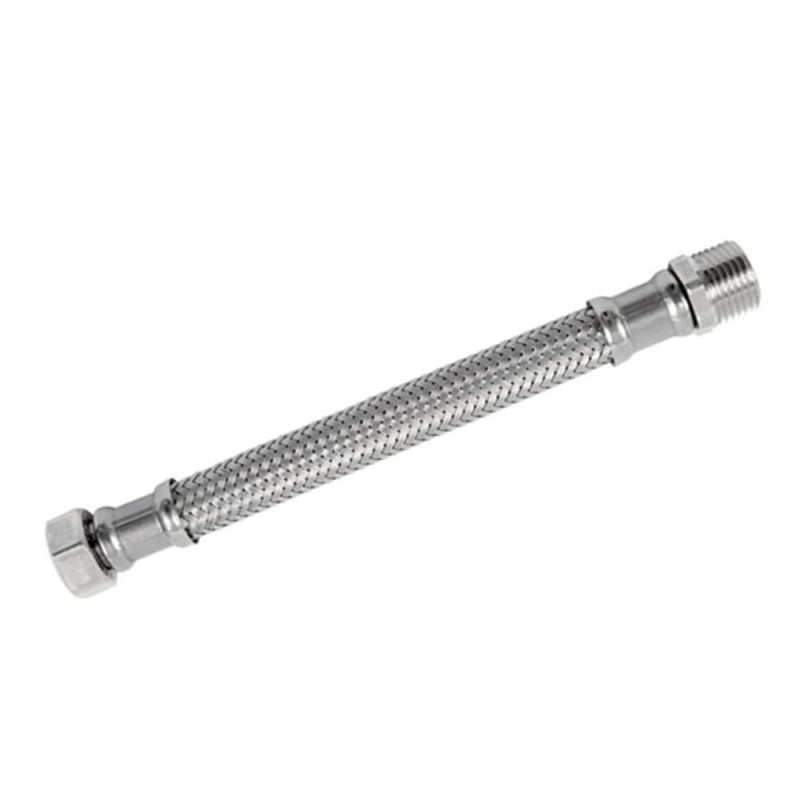 FLEXIBLE AGUA CALEFONT HI-HE 1/2"x1/2" 20CM