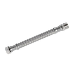 FLEXIBLE AGUA CALEFONT HI-HE 1/2"x1/2" 40CM