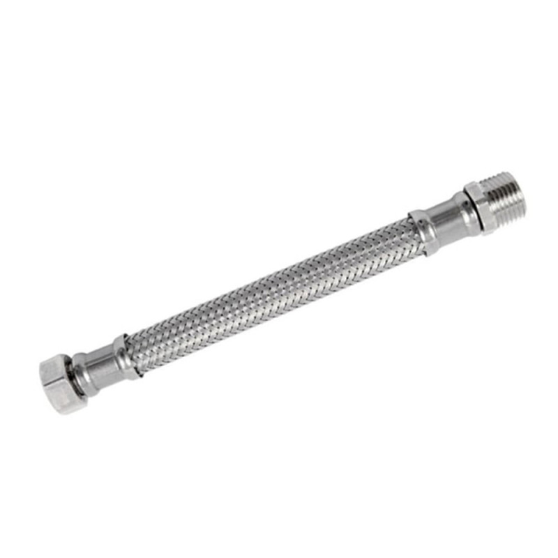 FLEXIBLE AGUA CALEFONT HI-HE 1/2"x1/2" 40CM