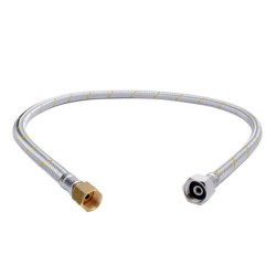 FLEXIBLE GAS HI-HI 1/2X3/8"IZQ 100CM