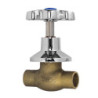 LLAVE PASO CROM C/CAMPANA 3/4" ITALBRASS