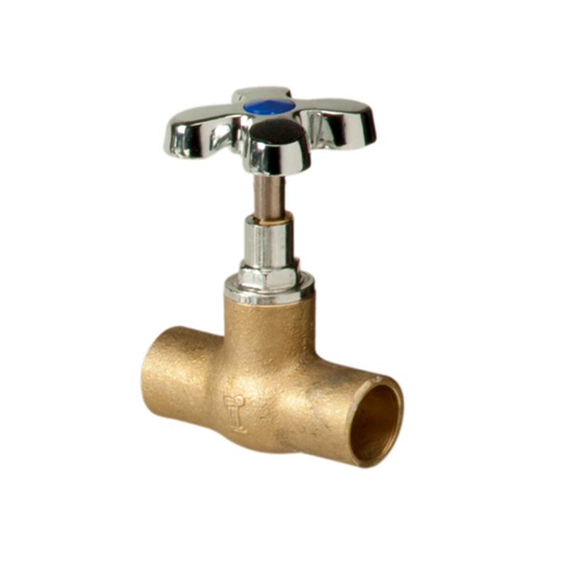 LLAVE PASO SUP. CROMADA 1/2" ITALBRASS