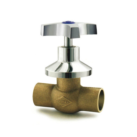 LLAVE PASO SO 3/4" CON CAMPANA MANILLA PUYEHUE