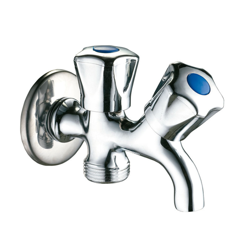 LLAVE DUPLEX HE 1/2" X 3/4" LAVADORA CORTA
