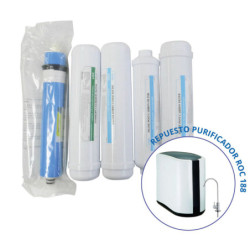 KIT REPUESTOS PURIFICADOR COMPACTA AGUA PUMP