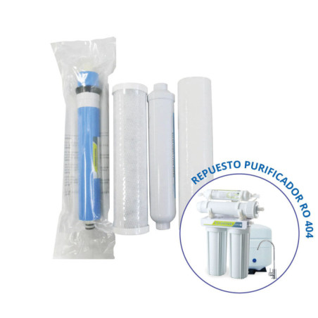 KIT FILTROS REPUESTOS PURIFICADOR AGUA OSMOSIS INVERSA
