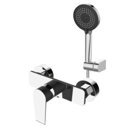 MONOMANDO DUCHA RECEPTACULO NOTT NEGRO II