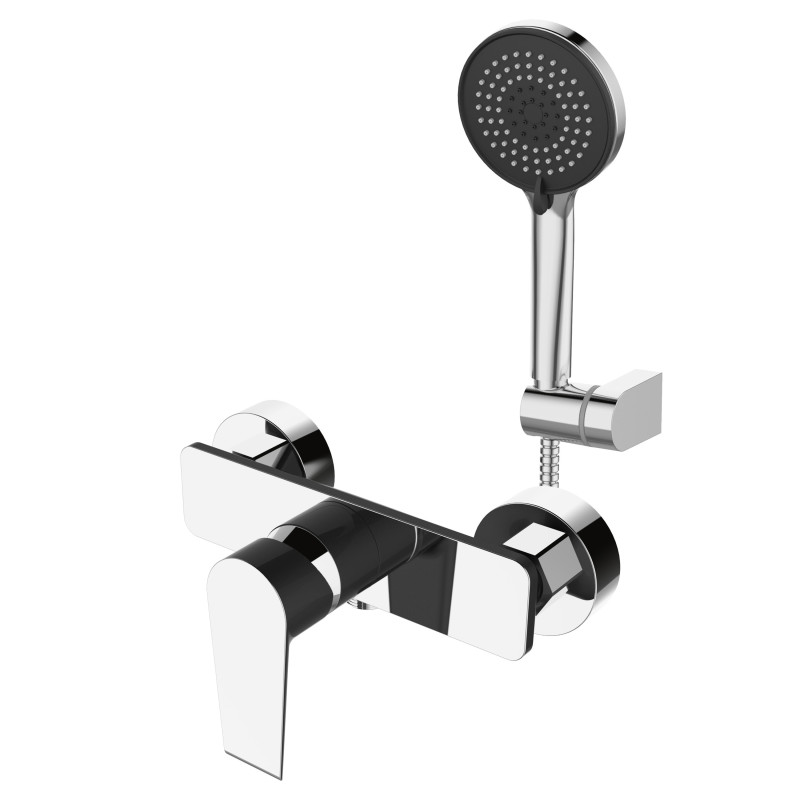 MONOMANDO DUCHA RECEPTACULO NOTT NEGRO II