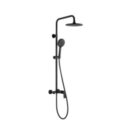 COLUMNA TELESCÓPICA CON MONOMANDO DUCHA MATT BLACK
