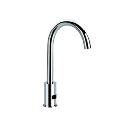 LLAVE LAVATORIO/LAVAPLATO CUELLO CISNE CON SENSOR OPTICO