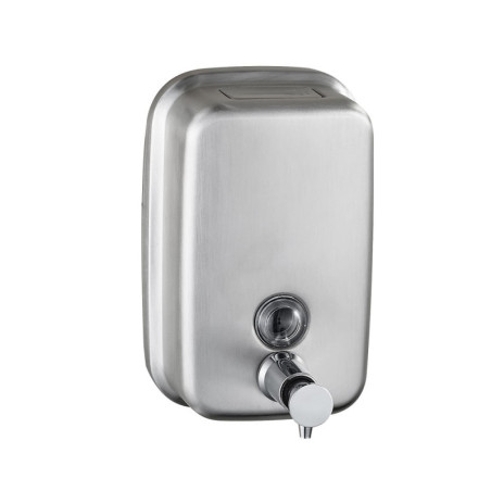 DISPENSADOR JABÓN VERTICAL SATINADO A.INOX 304 500 ML