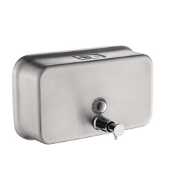 DISPENSADOR JABÓN HORIZONTAL SATINADO A.INOX 304 1000 ML