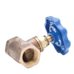 LLAVE PASO OBTURACION BLANDA HI-HI 1/2" MANILLA AZUL