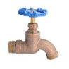 LLAVE JARDIN BRONCE HE-HE 3/4" MANILLA AZUL