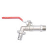 LLAVE JARDIN BOLA 1/2" X 3/4" ROJA C/UNION MANGUERA