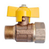 LLAVE BOLA GAS BRONCE HI-HE 1/2"