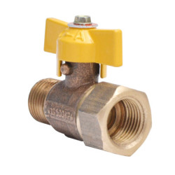LLAVE BOLA GAS BRONCE HI-HE 1/2"