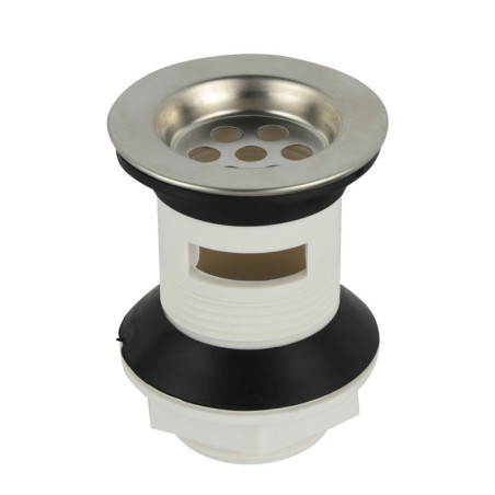 DESAGÜE LAVAMANOS 1. 1/4  PLÁSTICO CON CADENA, TAPÓN Y VENTANA