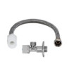 LLAVE ANGULAR + FLEXIBLE 35 CM ITALBRASS